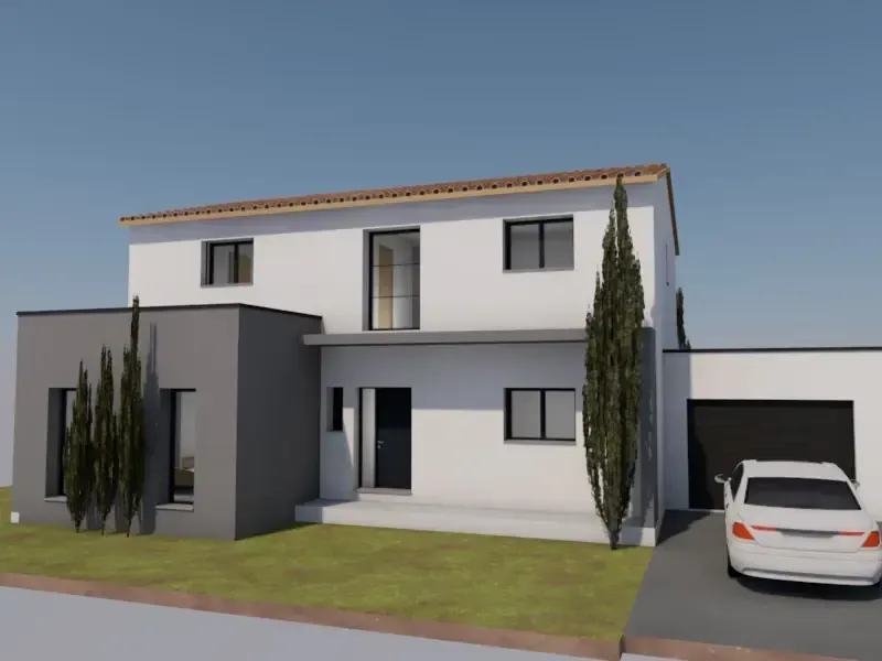 Maison sur deux niveaux - MONTAGNAC